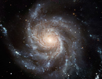 М101 (NGC 5457) спиральная галактика «Цевочное колесо»